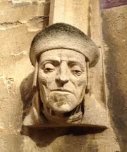 Sculpture of a scholar, Bodleian Library (Pic: my own)